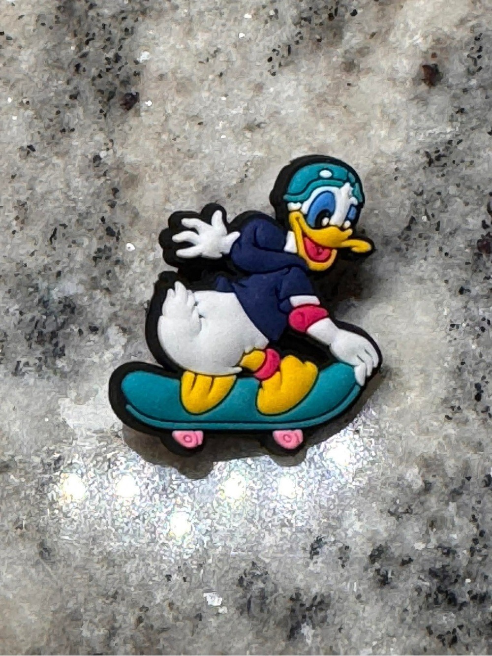 CROCS shoe charm Donald Duck Skateboard Jibbitz Charm